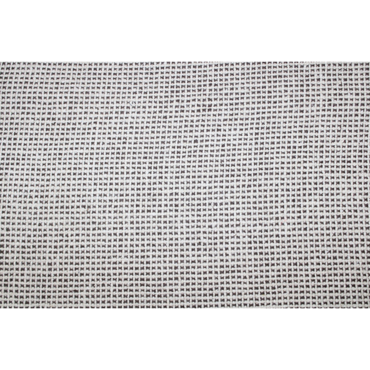 (799) Silk noil Azo-free dyed yardage from Bihar - Brown, off white