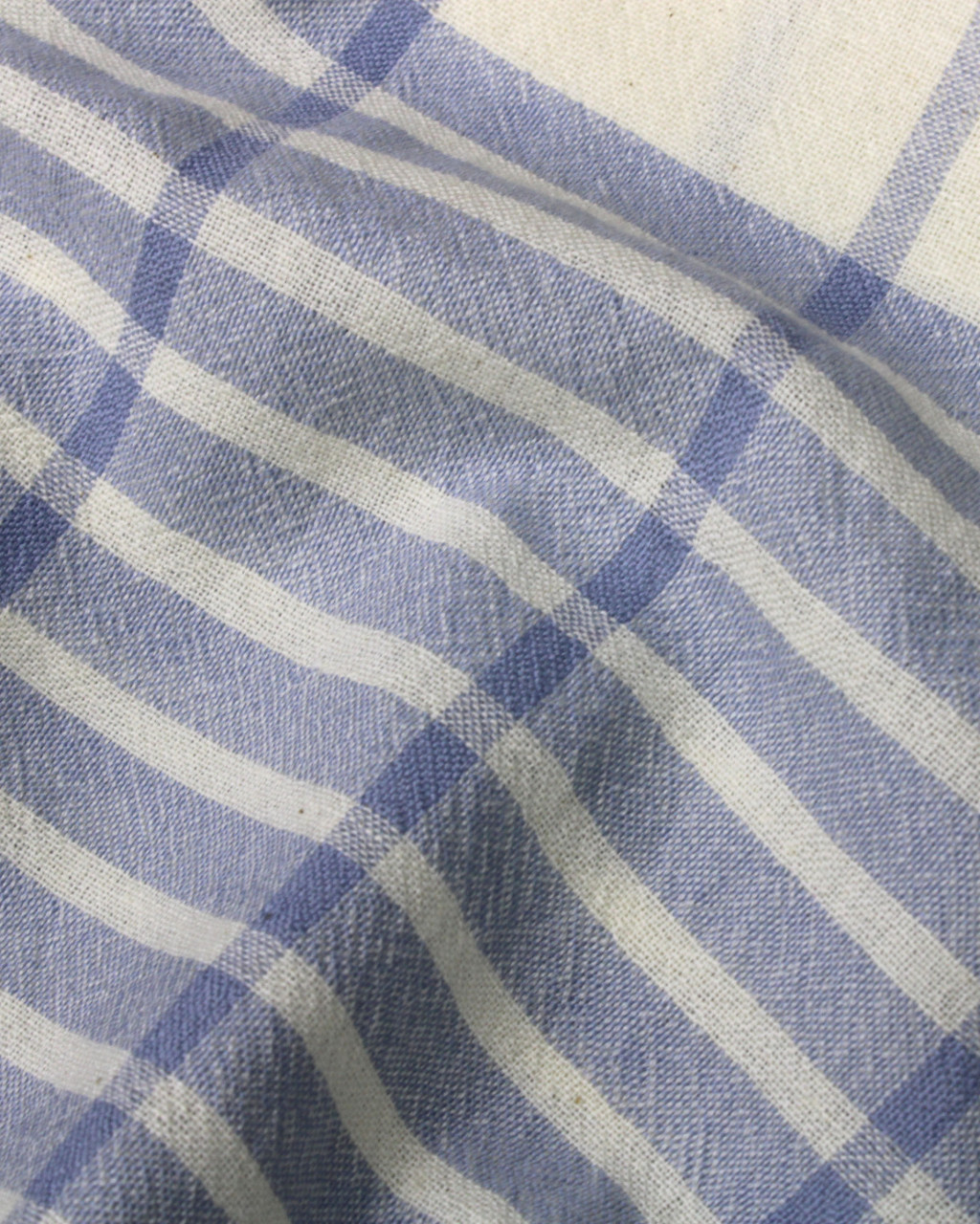 (2704) Merino wool Azo-free dyed Kutchy stole from Kutch - White, off white, sky blue, blue, blue grey, eggshell blue, light blue, stone blue, vertical stripes, stripes