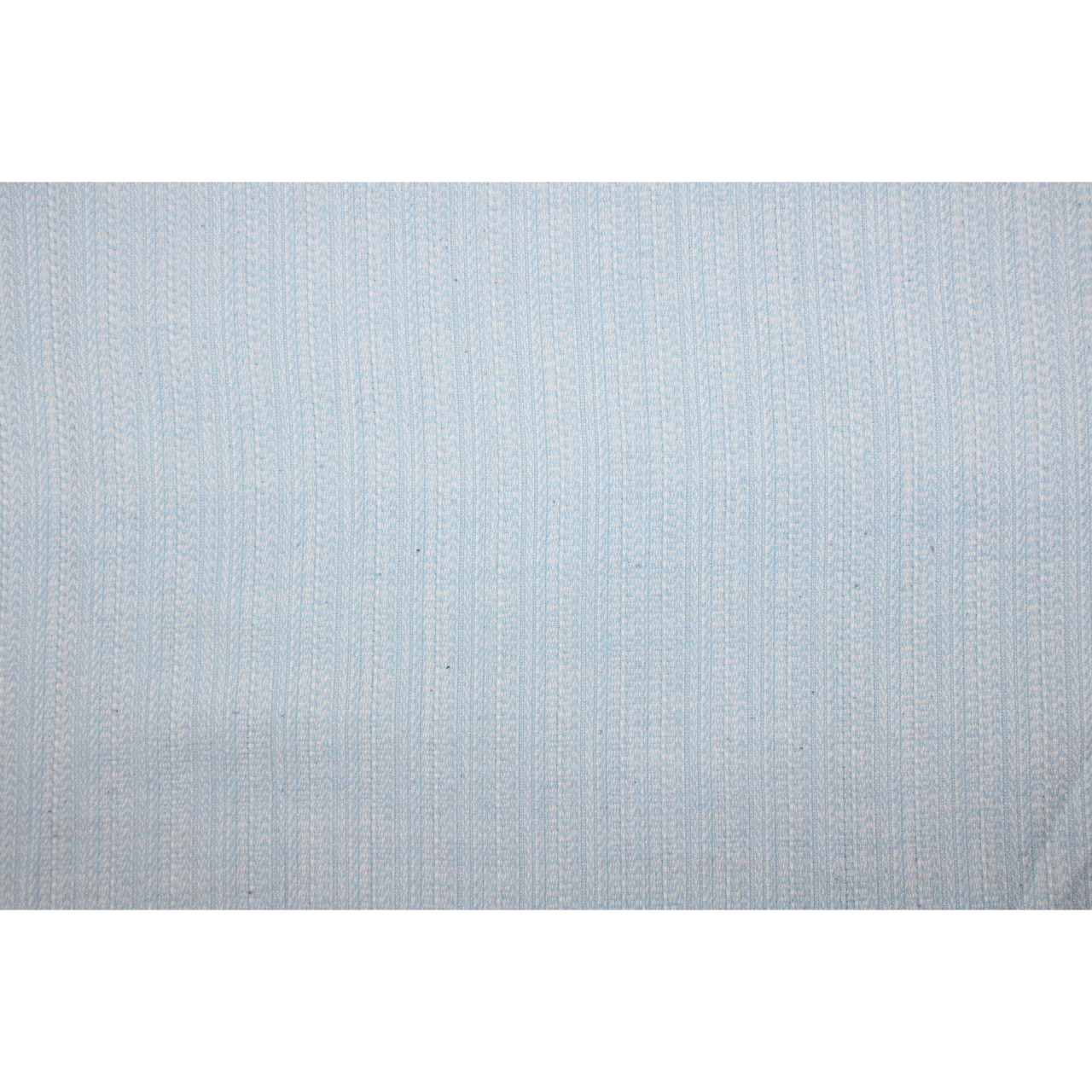 (1761) Cotton Azo-free dyed yardage from Maheshwar - Sky blue, white, textured