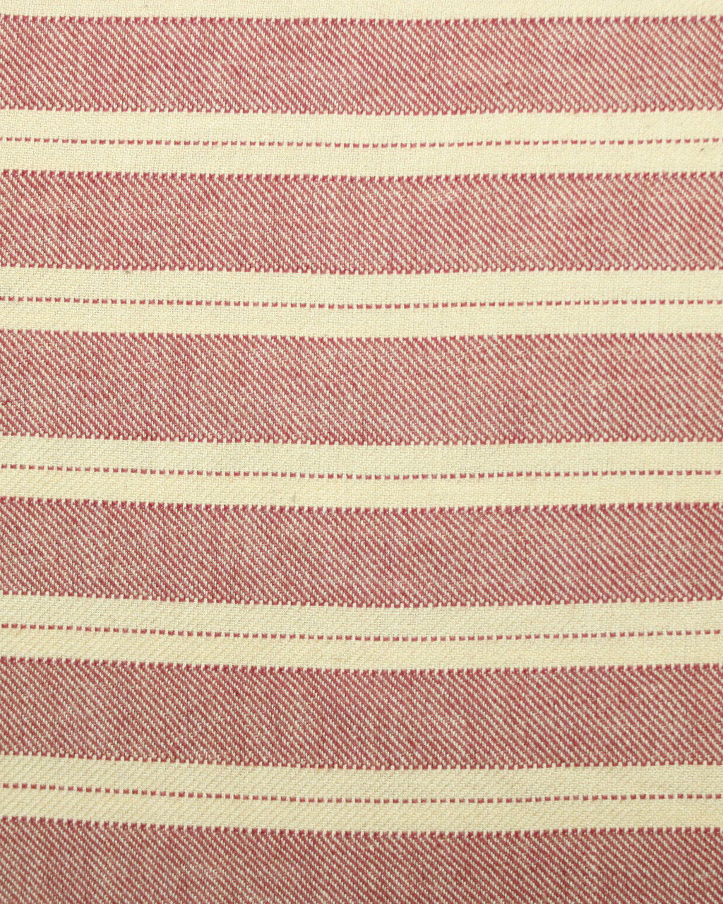 (1870) Cotton Azo-free dyed Contemporary yardage from Maheshwar - Red, tussar, stripes, twill, pointed twill, brick red
