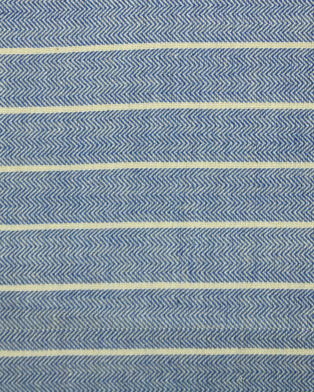 (2066) Cotton Azo-free dyed Contemporary yardage from Maheshwar - Dark indigo, light yellow, stripes, pointed twill, blue