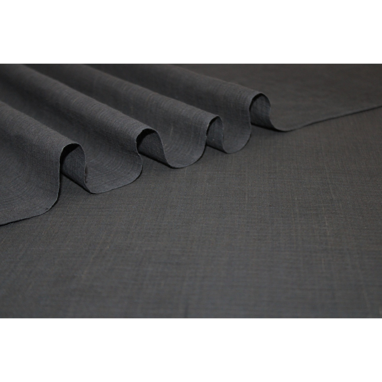 (1530) Cotton Natural dyed yardage from Murshidabad - Black, checks, textured