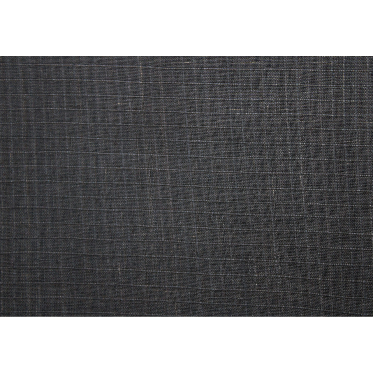 (1530) Cotton Natural dyed yardage from Murshidabad - Black, checks, textured