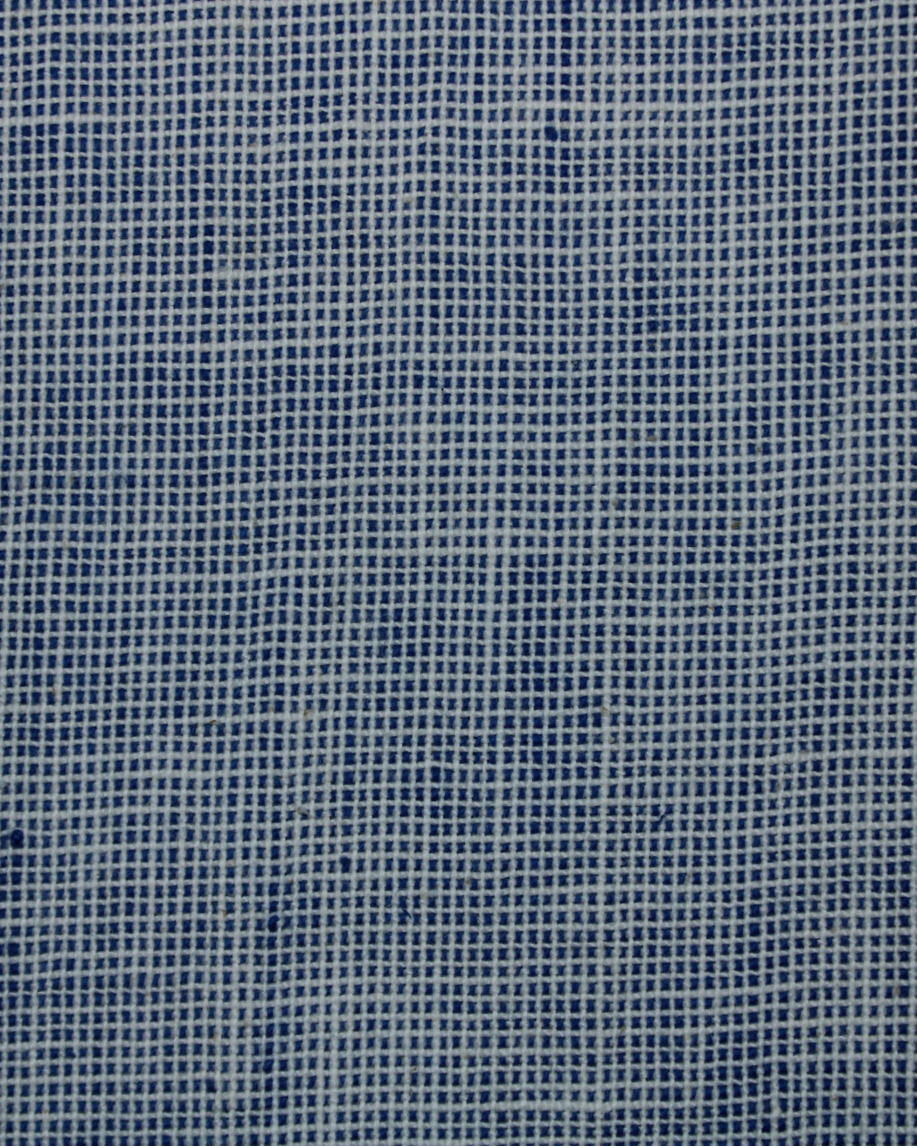 (2313) Handspun cotton Azo-free dyed Contemporary yardage from Murshidabad - Indigo, white, blue, dark indigo, royal blue