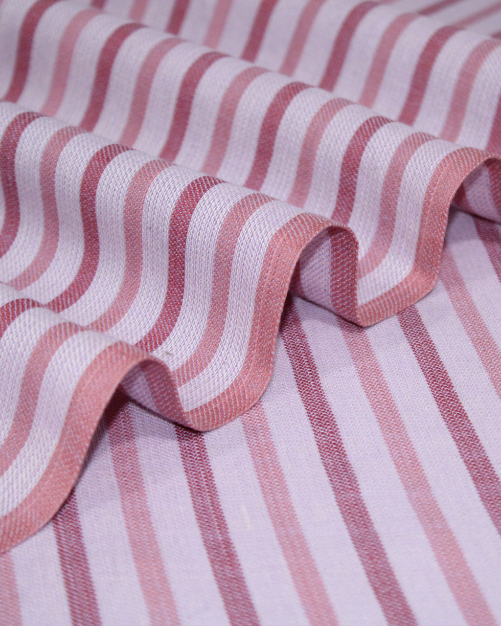 (152) Cotton Azo free dyed yardage from Kutch - Pink, burgundy, checks, vertical stripes