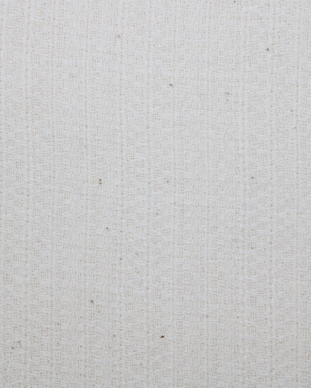 (1538) Cotton undyed yardage from Maheshwar - White, textured