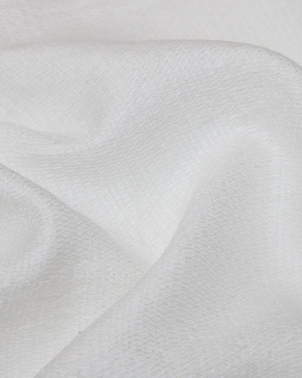(1575) Cotton undyed yardage from Maheshwar - White, textured