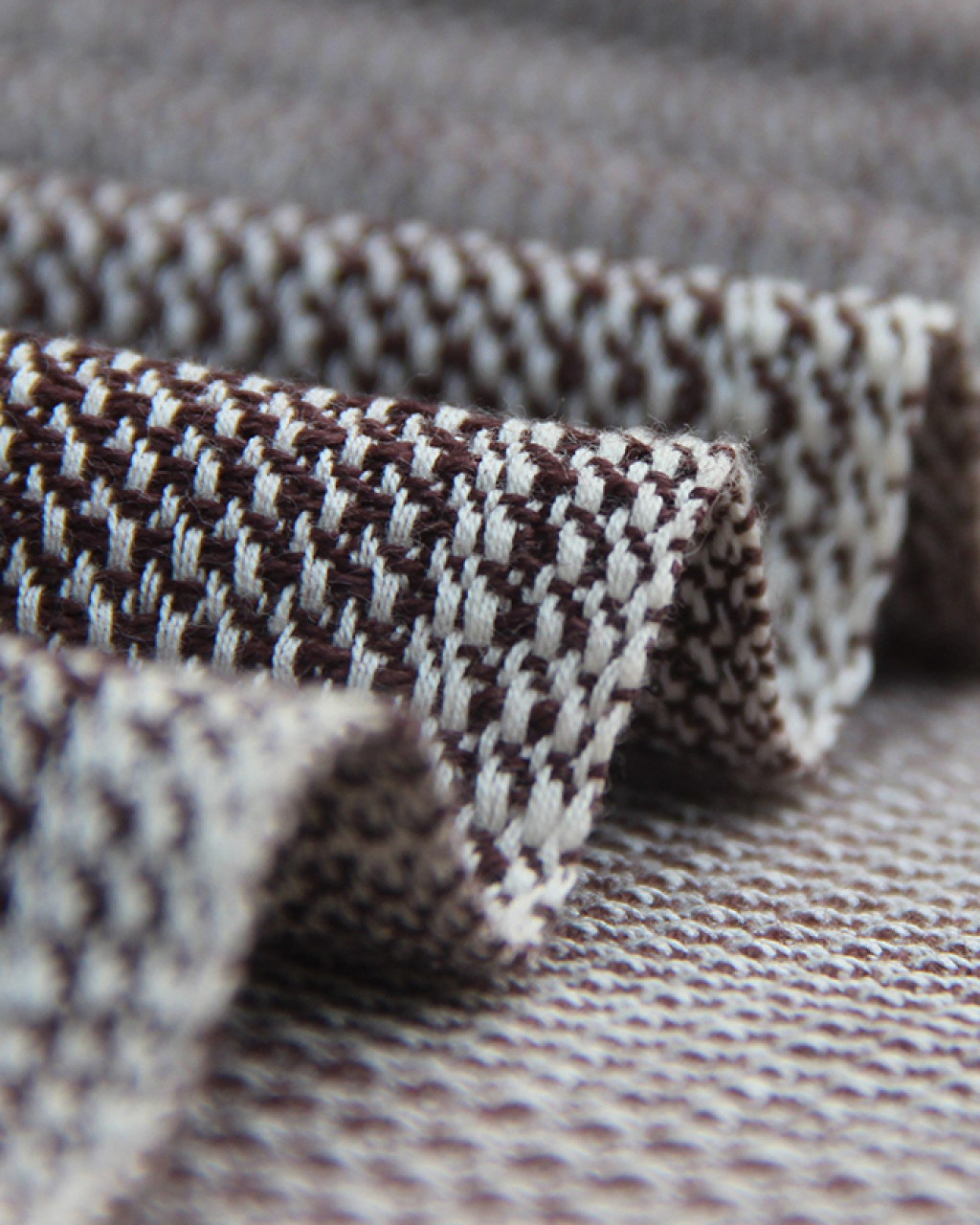 (337) Cotton Azo-free dyed yardage from Ladakh - White, brown, textured